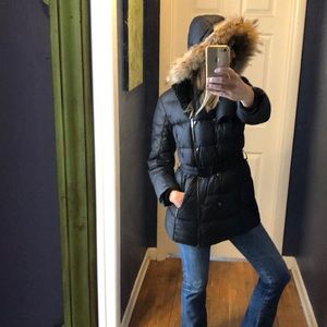 Jessie G. Belted Down Puffer Coat